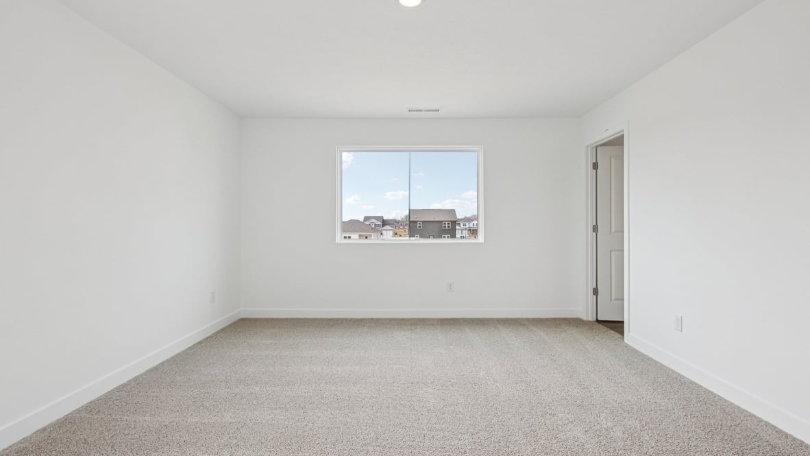 bedroom with large windows