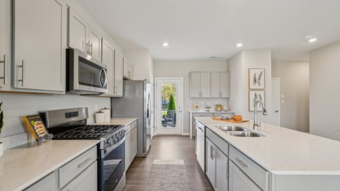 kitchen with stainless appliances