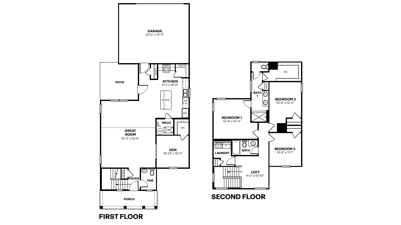 Winston cottage floor plan