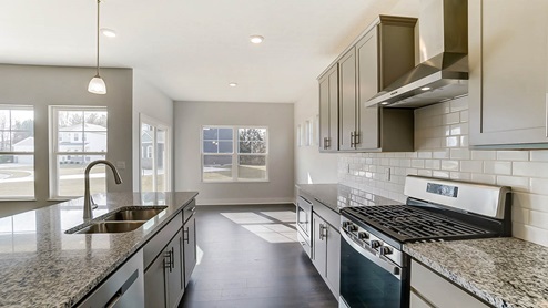 Fairfax kitchen features stainless appliances