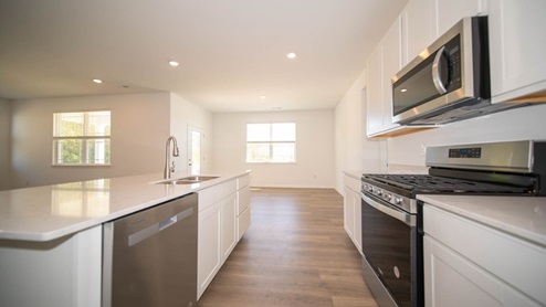 kitchen with stainless steel appliances