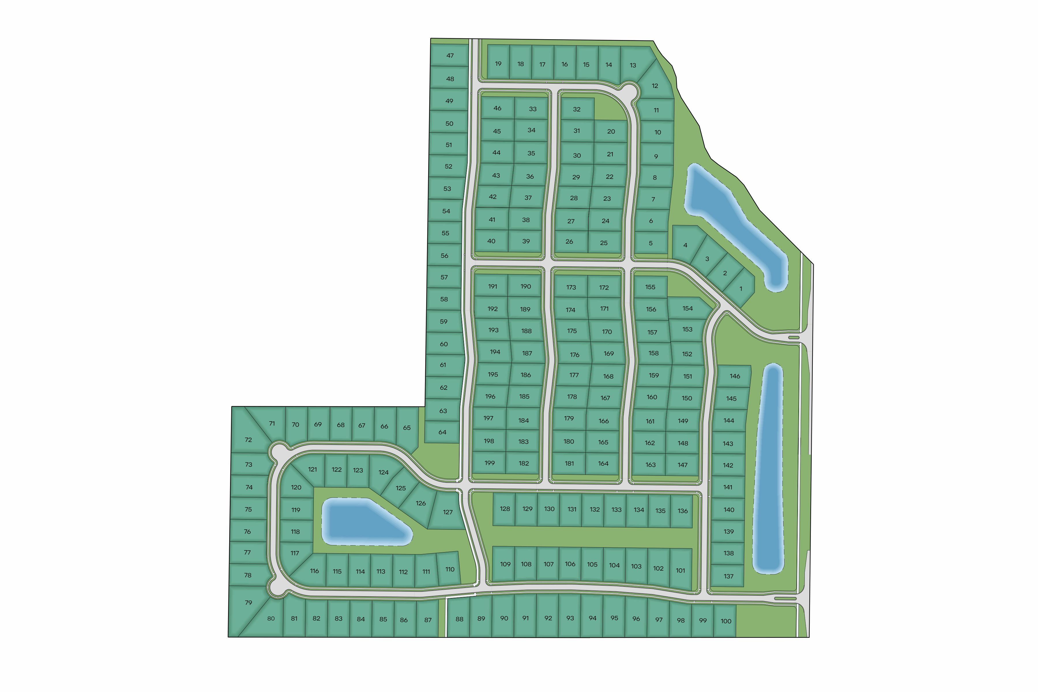 Static Lot Map