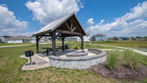 community pavilion and trails