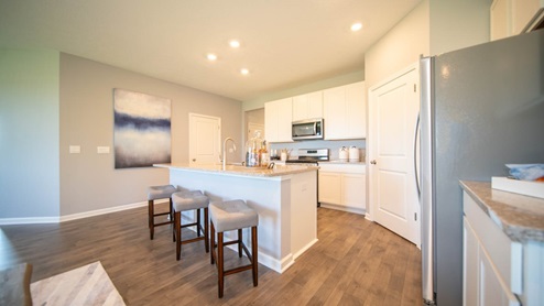 kitchen with lots of counter space
