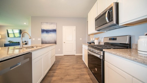 kitchen with open-concept