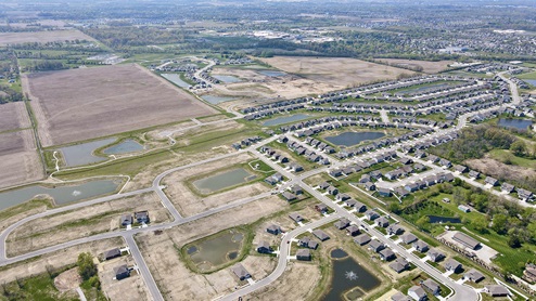 Aerial View of Fields of New Bethel