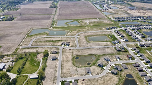 Aerial view of Fields of New Bethel