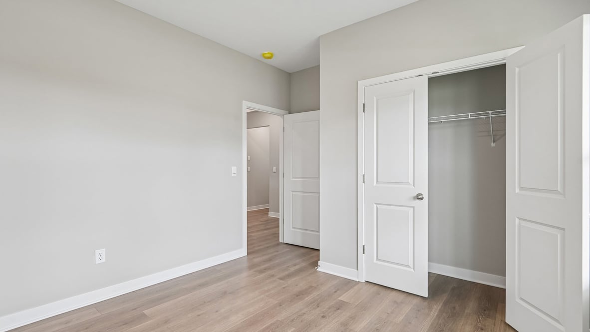 bedroom with spacious closet