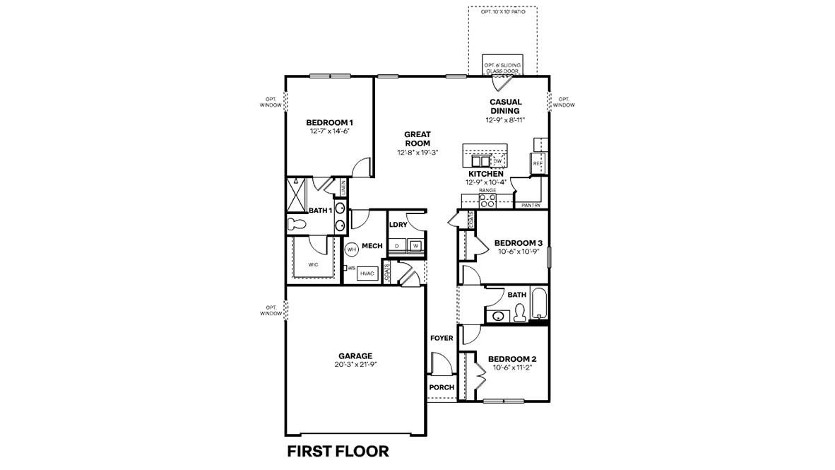 Harmony floorplan