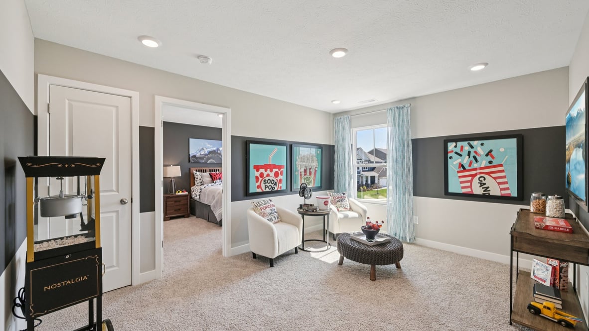 loft on the second floor