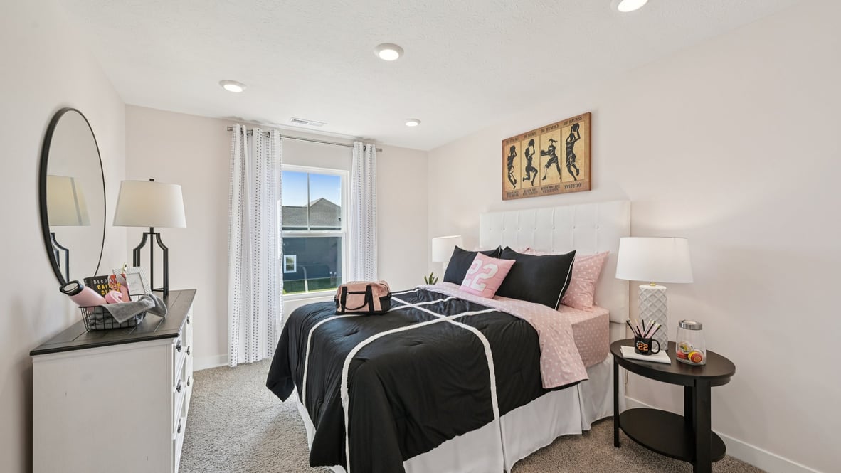 bedroom with natural light