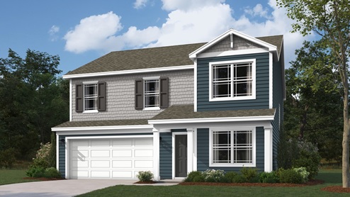 Stamford 2 story floor plan B1 elevation