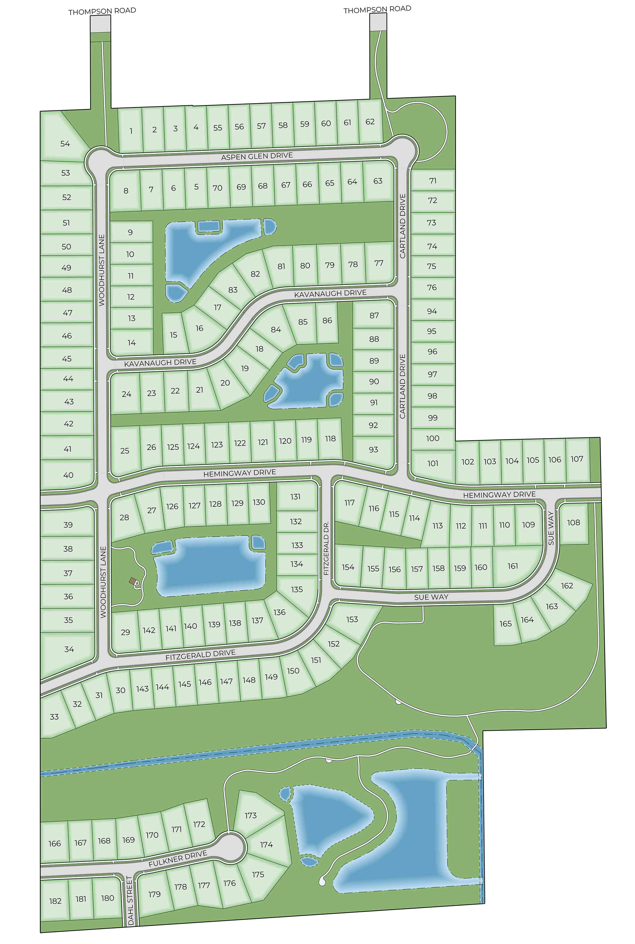 Static Lot Map