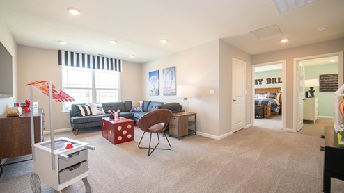 loft on the second floor