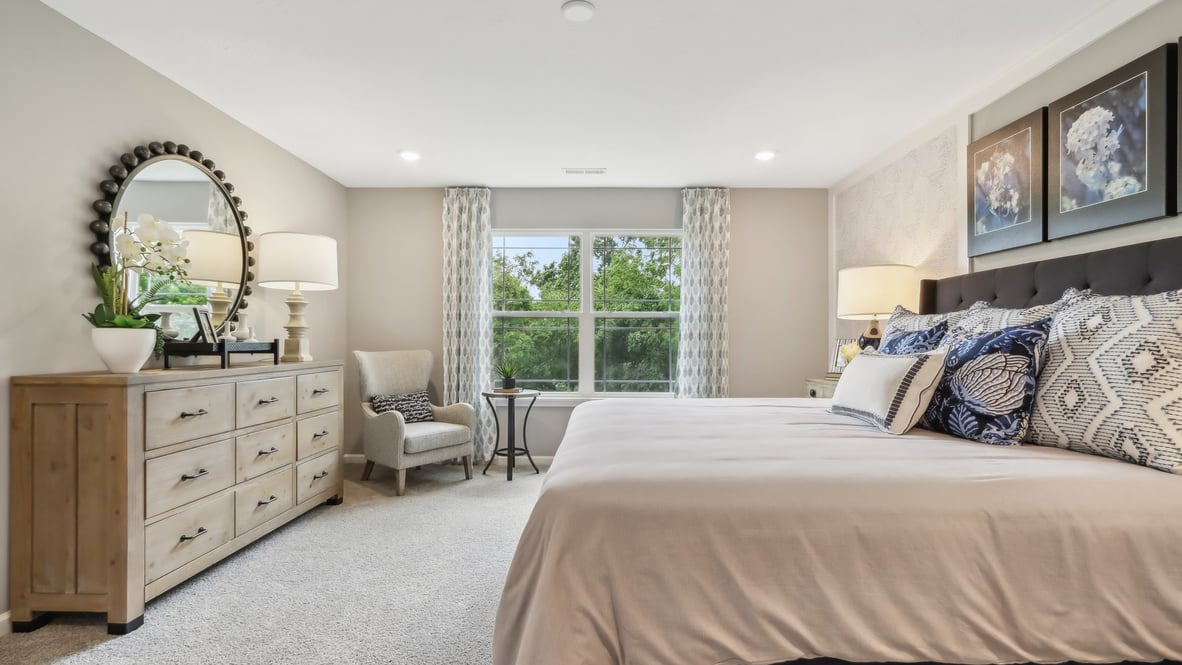 primary bedroom with ensuite