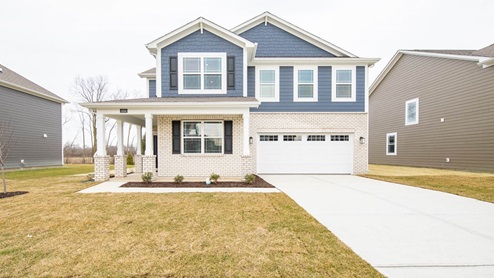 Kelsey This exciting two-story home with 4 bedrooms, 3 full bathrooms, and 2-car garage. Guest room or a spacious study or den perfect for a home office  Mount Vernon schools Fortville Indiana Fortville homes for sale real estate Fortville indiana