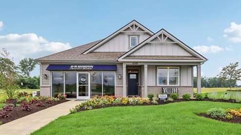 Mt Vernon model home front exterior