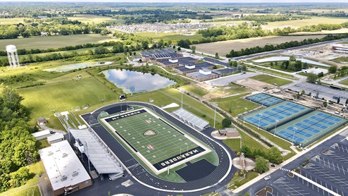 aerial view of Mt Vernon North high school