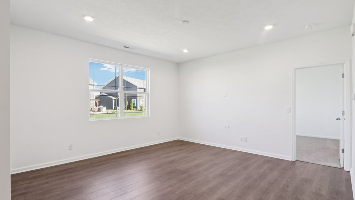 great room with large windows