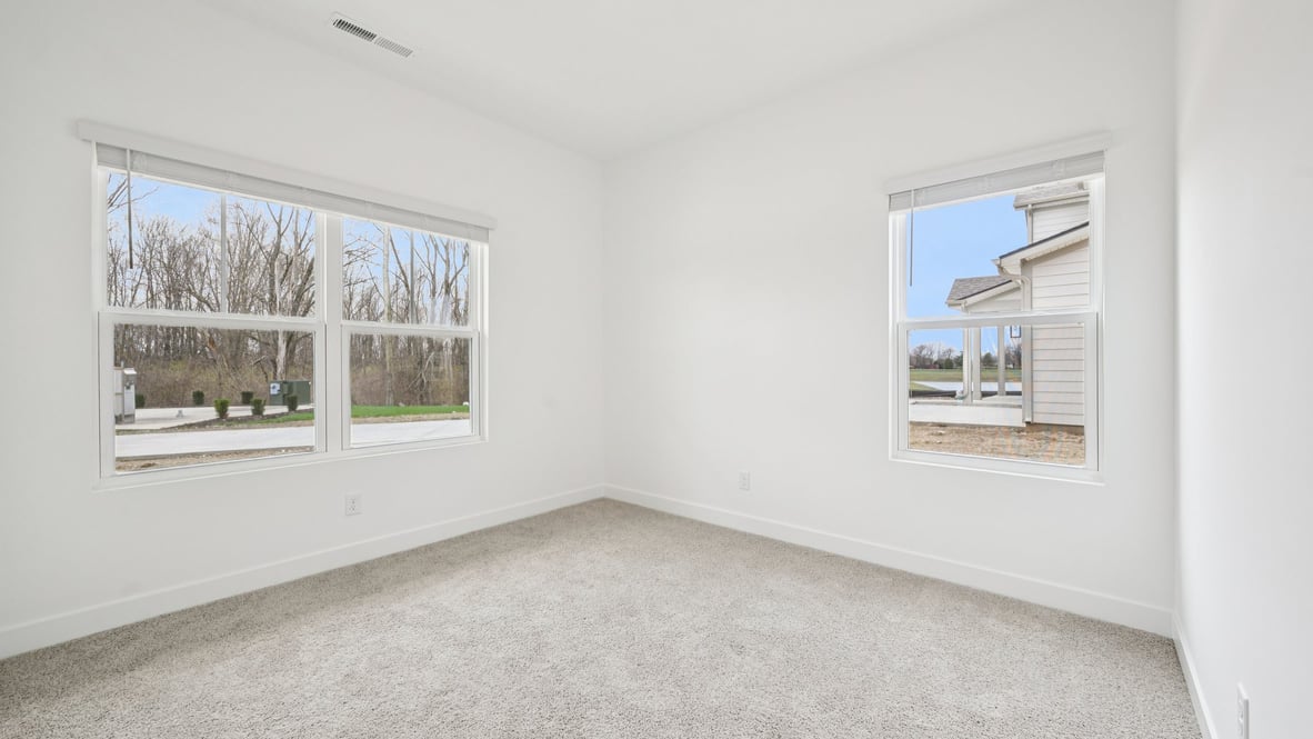 bedroom with large windows