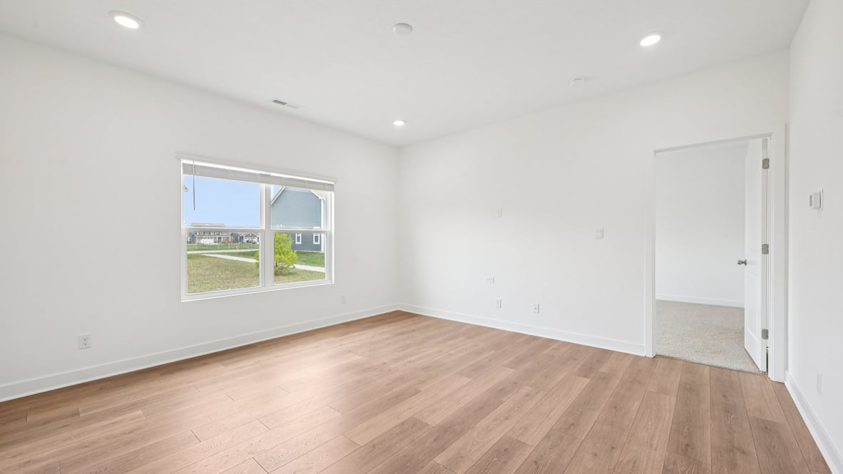 great room with large windows