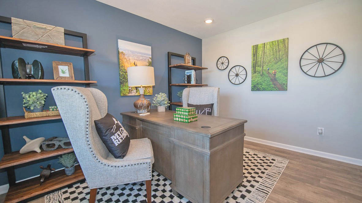 The den or a spacious study, perfect for a home office