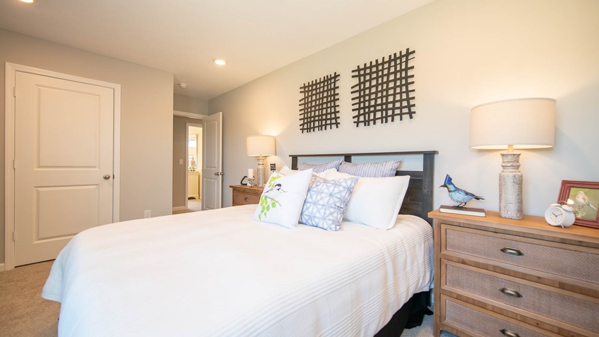 The fourth bedroom is extra spacious in size