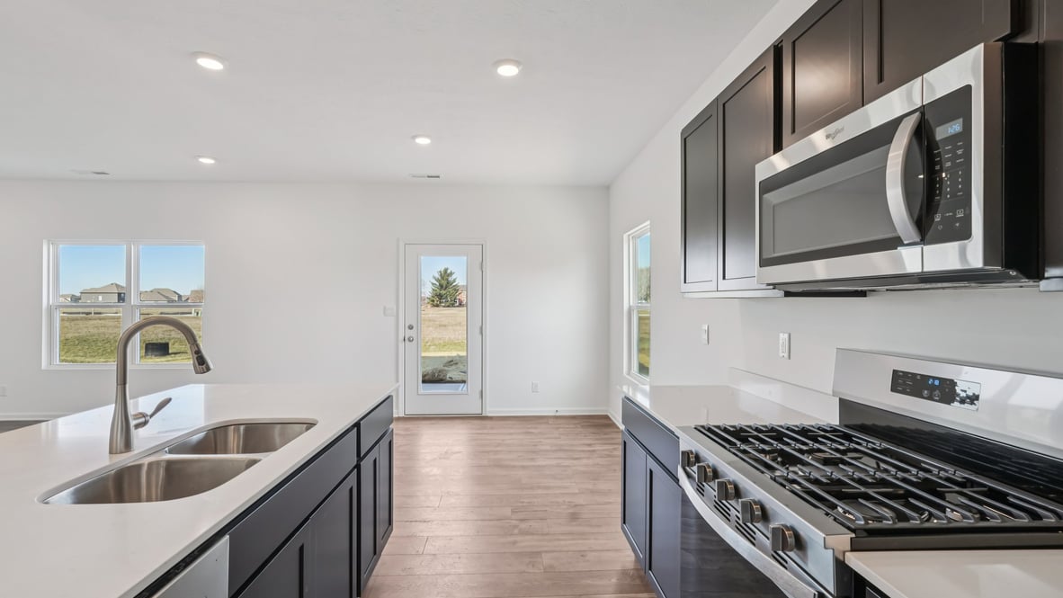 kitchen with stainless steel appliances