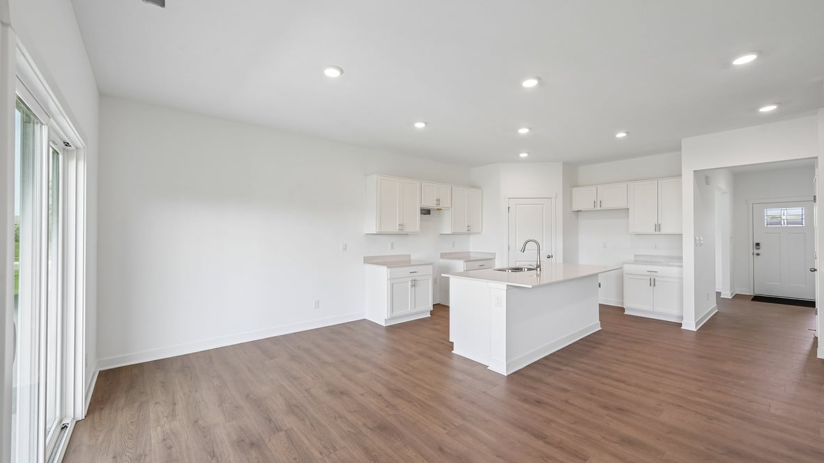 kitchen and dining