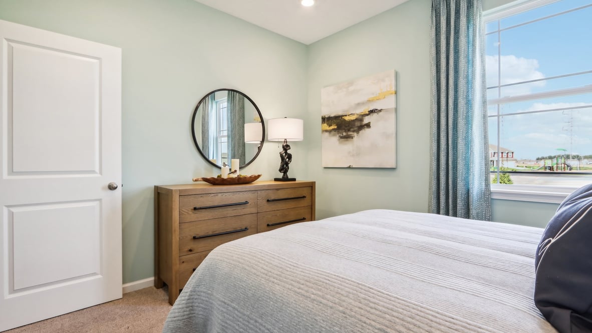 bedroom with natural light