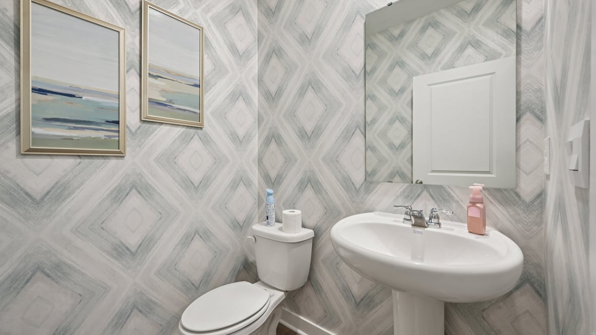 powder room on the main level