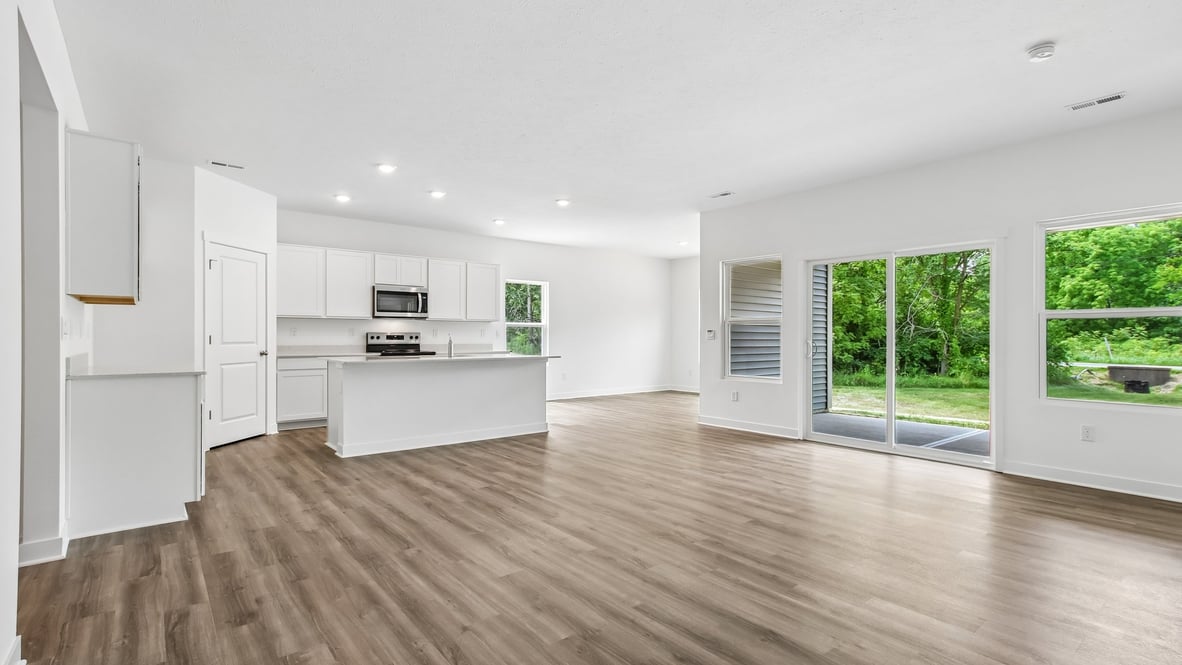 kitchen and dining