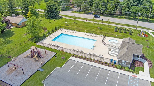 McCordsville indiana homes for sale pool playground trails