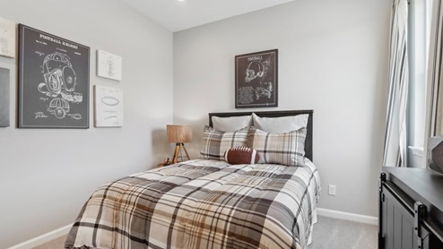 bedroom with spacious closet
