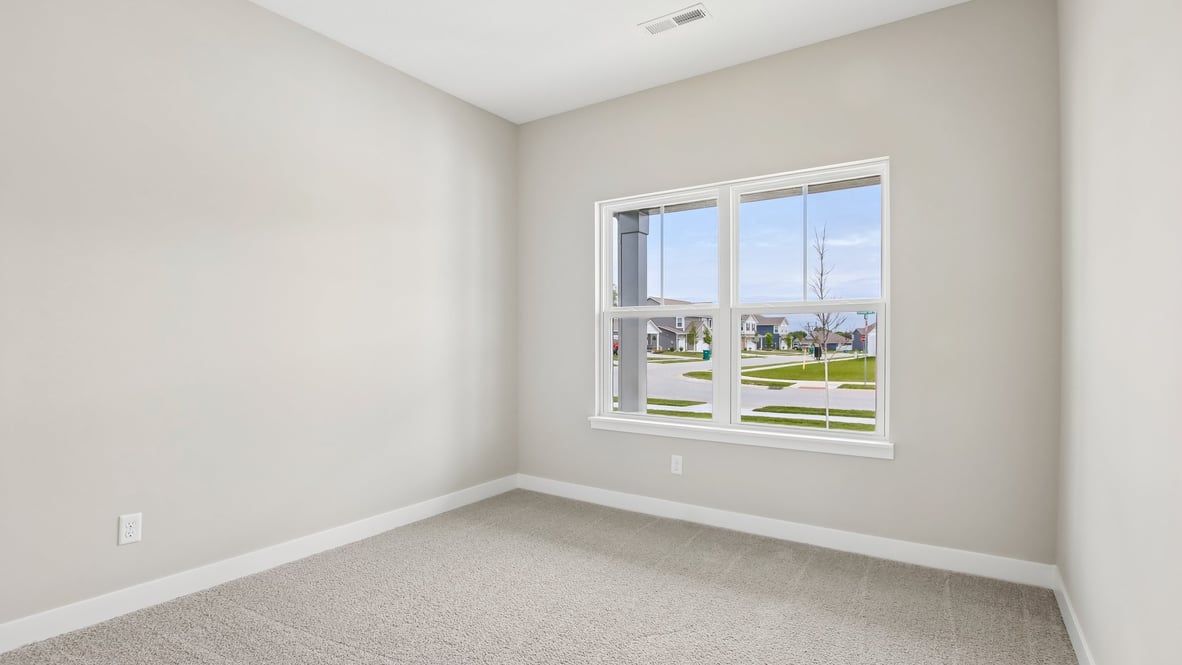 bedroom in the front of the home