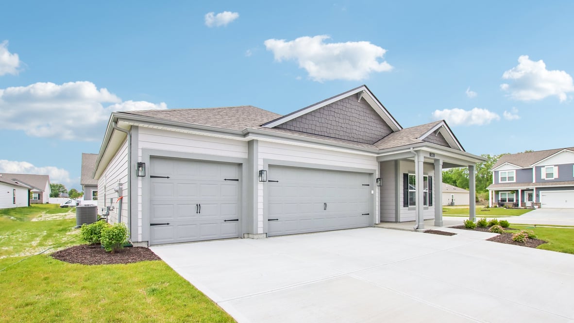 three car garage