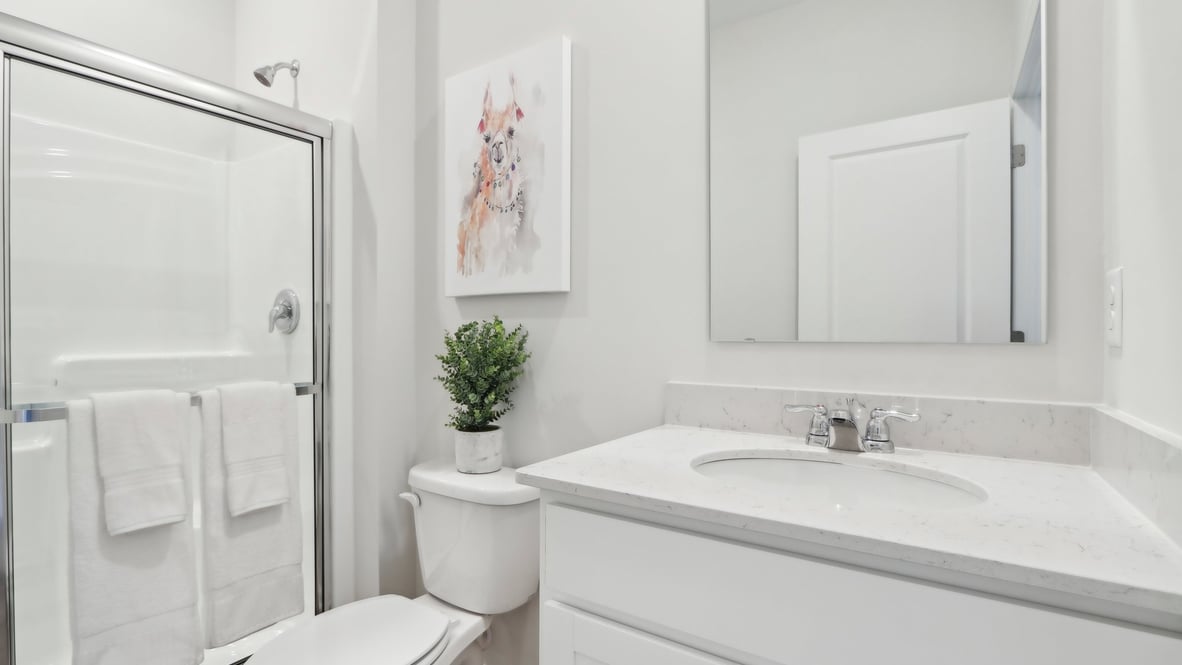 third full bathroom with walk in shower