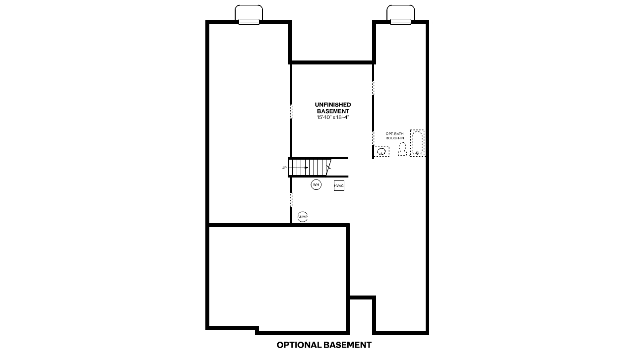optional basement layout
