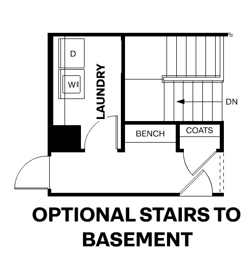 stairs to basement