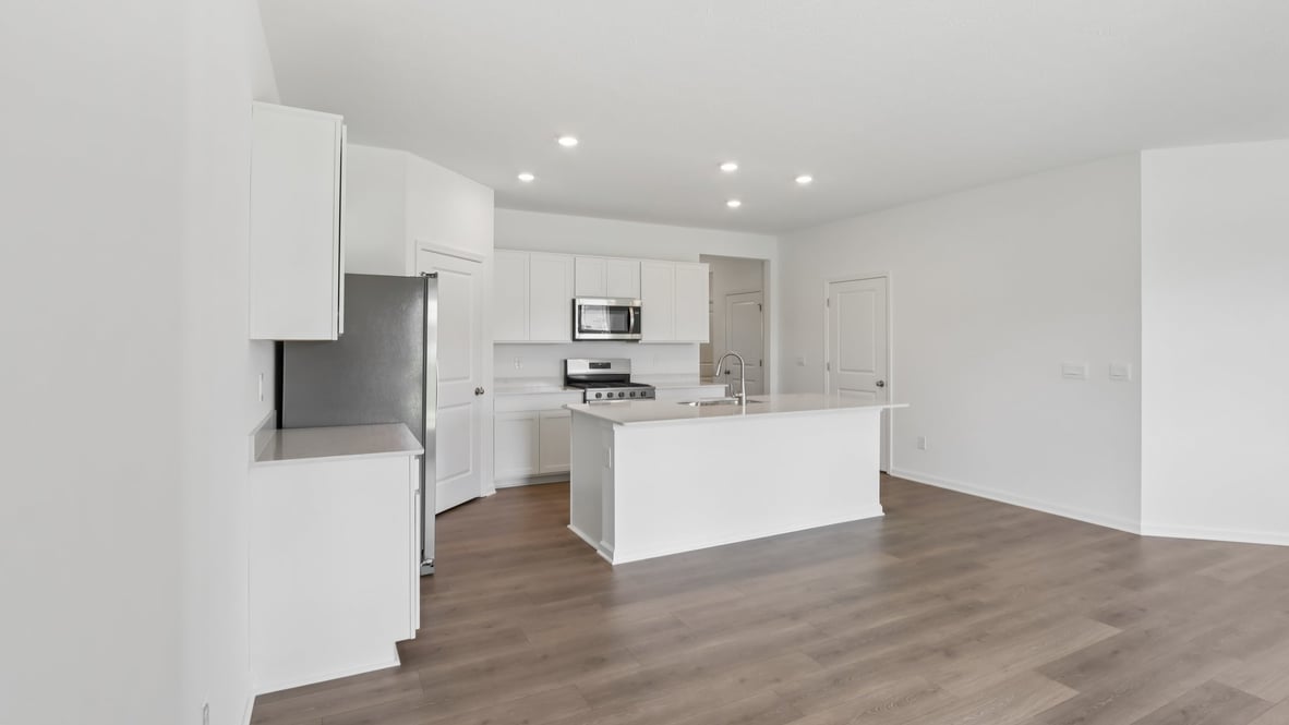 kitchen with open-concept