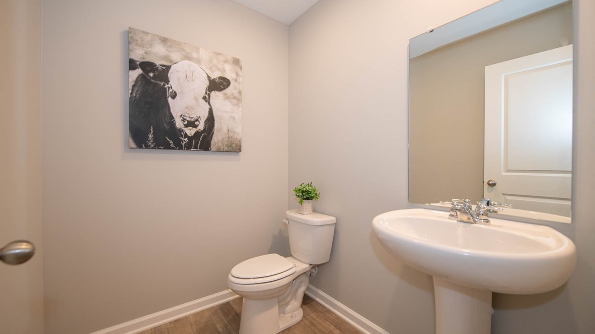 powder room on the main level
