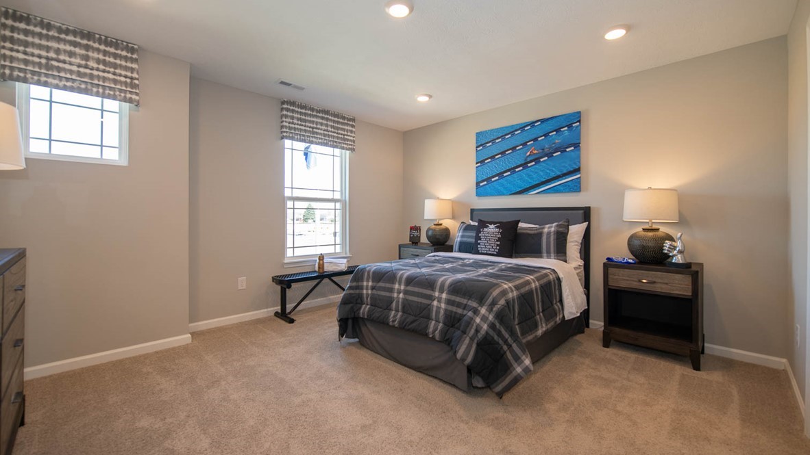 bedroom 2 with natural light