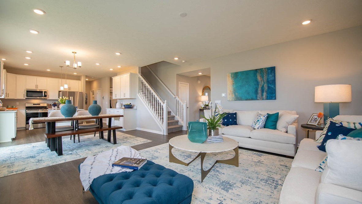 open concept floor plan