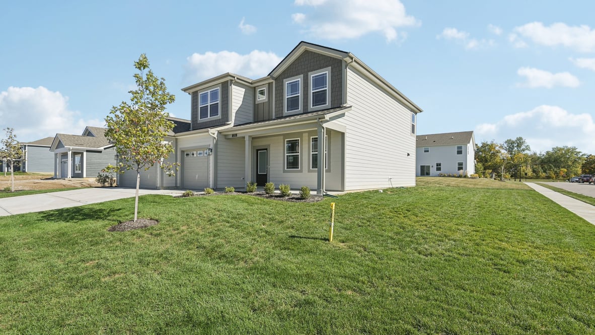 home with 3-car garage