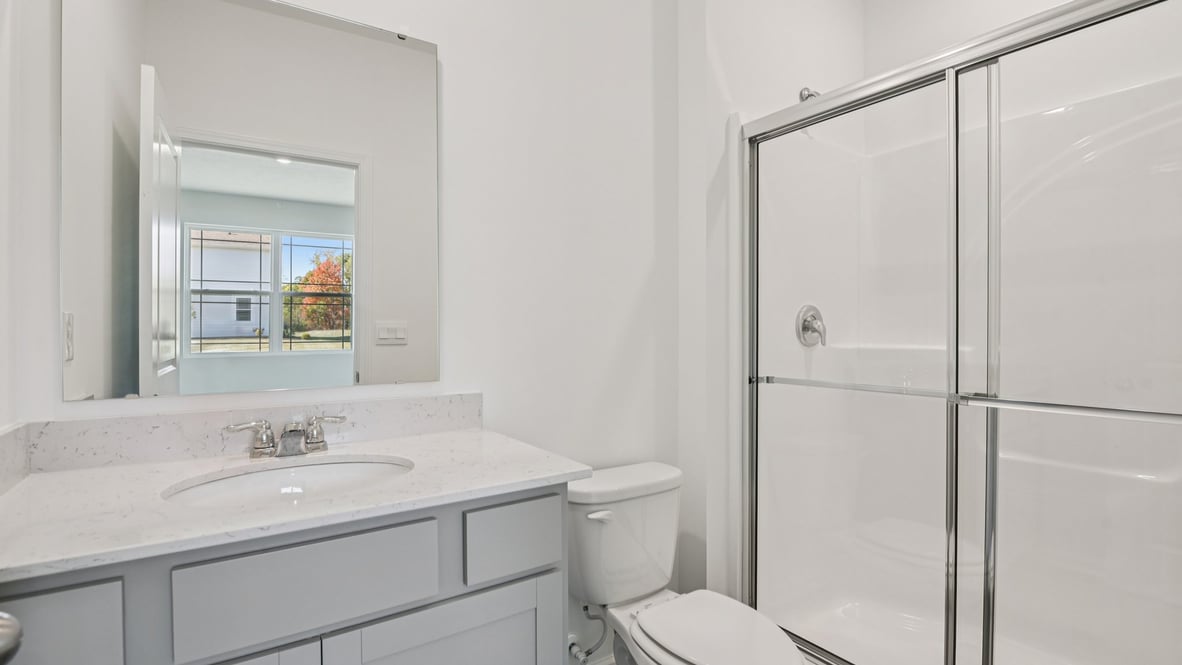 bathroom with walk-in shower