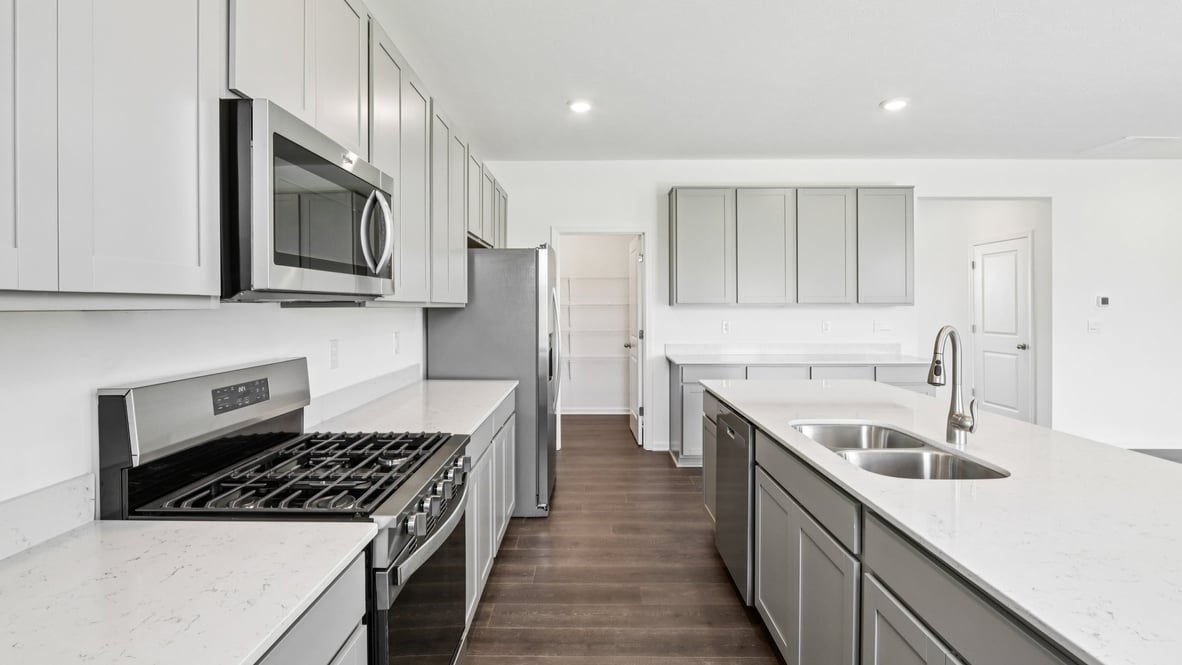 kitchen with stainless steel appliances