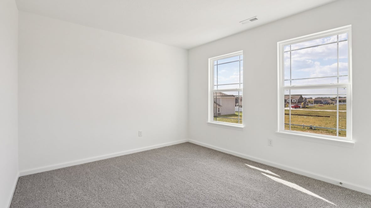 bedroom with large windows