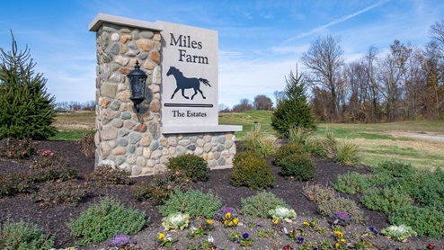 Miles Farm estates entrance