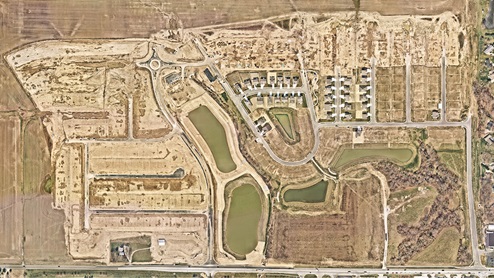 aerial map of miles farm