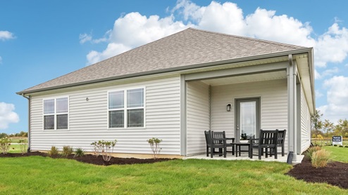 rear exterior view of home
